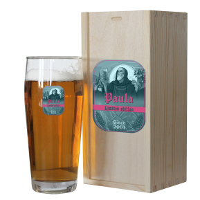 Bedrucktes Trappisten-Bierglas Bedrucktes Trappisten-Bierglas