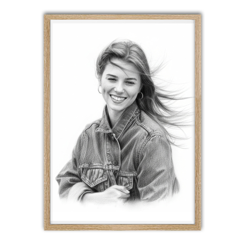 Porträt Stil Kohlezeichnung Kinder Porträt Stil Kohlezeichnung Kinder