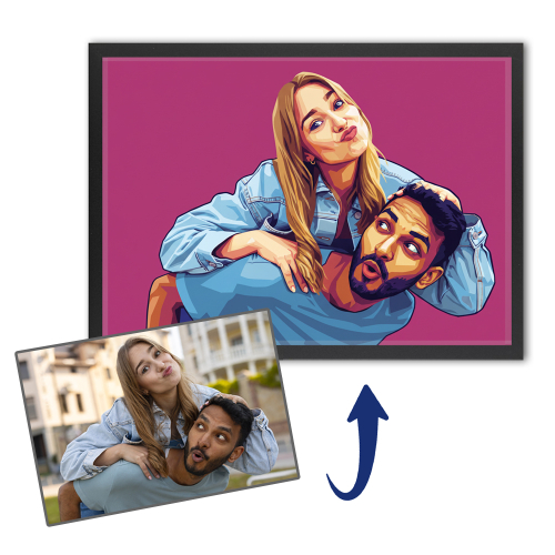 Porträt im Pop-Art-Stil WPAP basierend auf einem Foto Porträt im Pop-Art-Stil WPAP basierend auf einem Foto