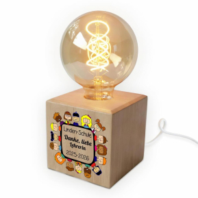 Filament-Glühbirnenlampe bedruckt Danke Lehrerin Filament-Glühbirnenlampe bedruckt Danke Lehrerin