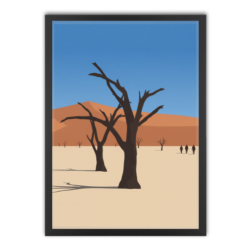 Illustration einer Landschaft im Flat Design basierend auf einem Foto Illustration einer Landschaft im Flat Design basierend auf einem Foto