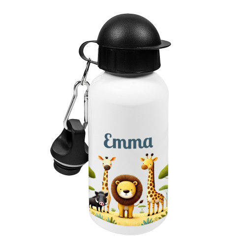 Personalisierte Trinkflasche Safari Personalisierte Trinkflasche Safari