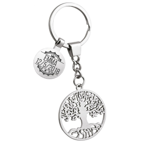 Personalisierter Schlüsselanhänger mit Baum des Lebens Personalisierter Schlüsselanhänger mit Baum des Lebens