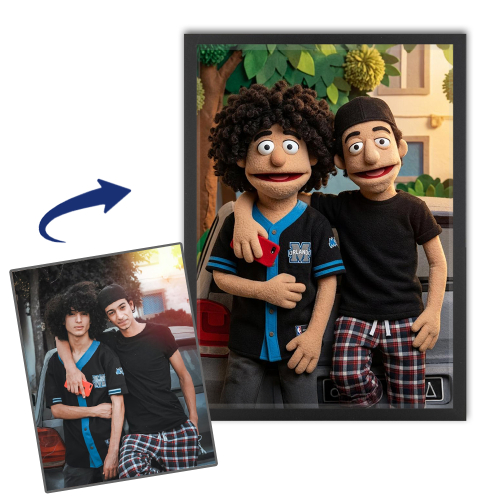Puppenporträt aus einem Foto Puppenporträt aus einem Foto