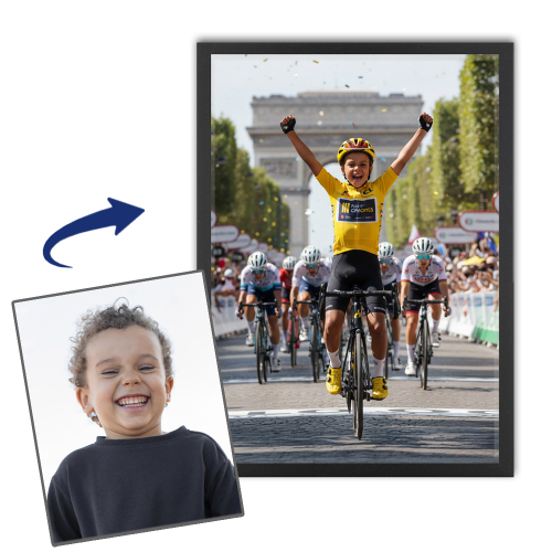 Personalisierte Sportlegenden-Porträt Personalisierte Sportlegenden-Porträt