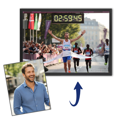 Personalisierte Sportlegenden-Porträt Personalisierte Sportlegenden-Porträt