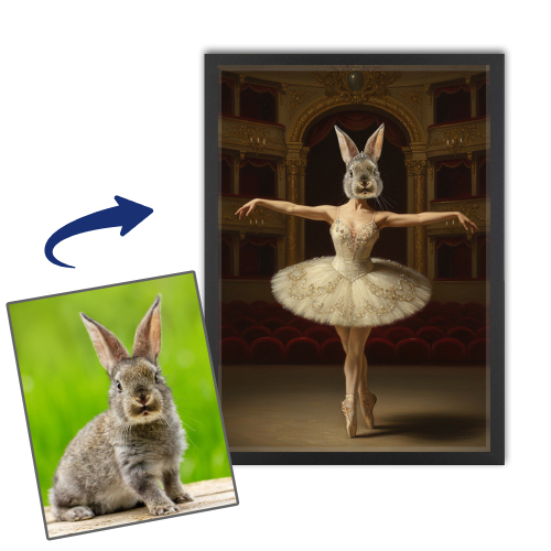 Ausgefallenes Porträt Ihres Haustiers Ausgefallenes Porträt Ihres Haustiers