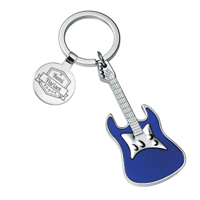 Schlüsselanhänger Gitarre mit Gravur Schlüsselanhänger Gitarre mit Gravur
