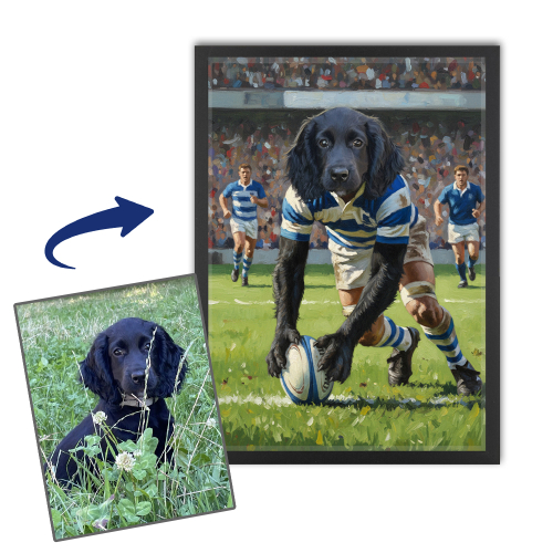 Ausgefallenes Porträt Ihres Haustiers Ausgefallenes Porträt Ihres Haustiers