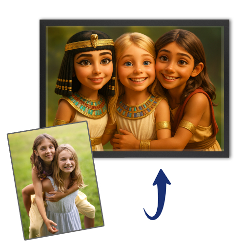 Cartoon-Porträt + historische Personen basierend auf einem Foto Cartoon-Porträt + historische Personen basierend auf einem Foto