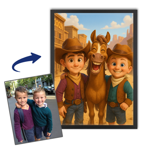 Cartoon-Porträt + historische Personen basierend auf einem Foto Cartoon-Porträt + historische Personen basierend auf einem Foto