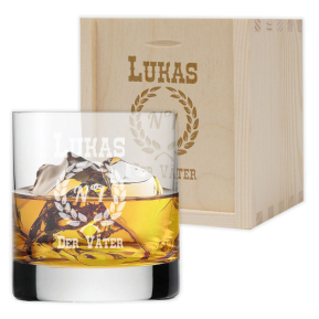 Whiskyglas mit Gravur für Papa Whiskyglas mit Gravur für Papa