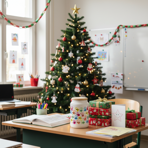 Keksdose Bunte Handabdrück Keksdose Bunte Handabdrück