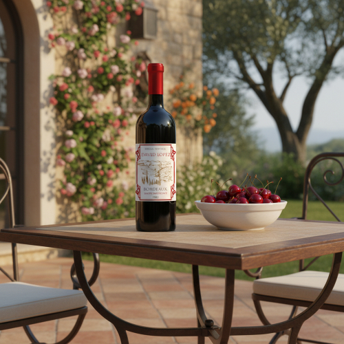 Personalisierte Weinflasche Tradition Personalisierte Weinflasche Tradition