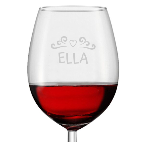 Weinglas mit Holzkiste Pfeil Weinglas mit Holzkiste Pfeil