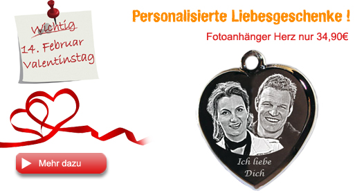 Fotoanh&auml;nger in Herzform