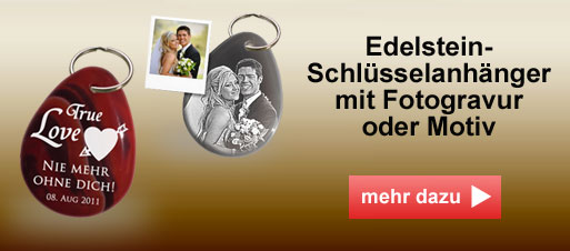 Edelsteine mit Fotogravur