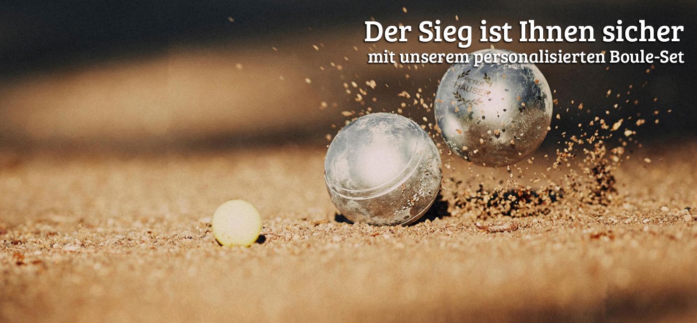 Personalisierte Boule-Sets Personalisierte Boule-Sets