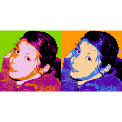 Pop-Art 2 Teile