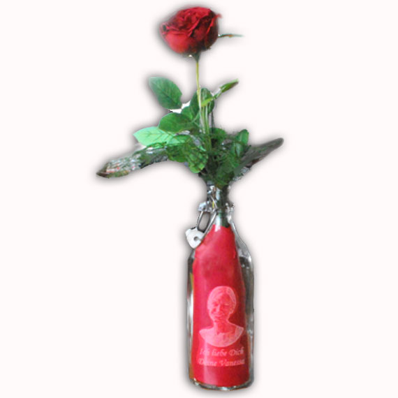 Fotoglas Flasche
