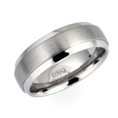 Ring Edelstahl Mit Gravur 9151