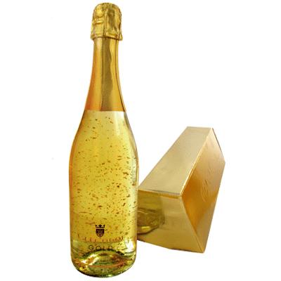 Sekt-laune In Gold - Personalisiert