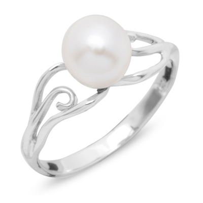 Ring Silber Mit Perle 137