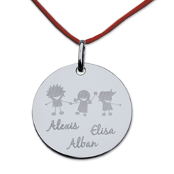 Halsband Alban mit Gravur