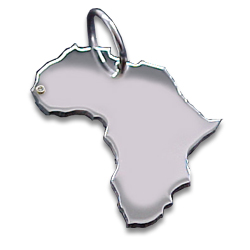 Silber Anh�nger Afrika