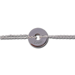 Armband Jeton mit Silberkette