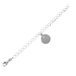 Armband Silber Kreis mit Gravur
