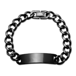 Armband Edelstahl Schwarz