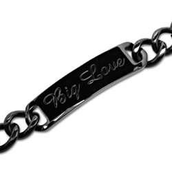 Armband Edelstahl Schwarz