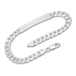 Silberarmband mit Gravur - 065