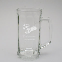 Bierseidel 0,3l mit Gravur