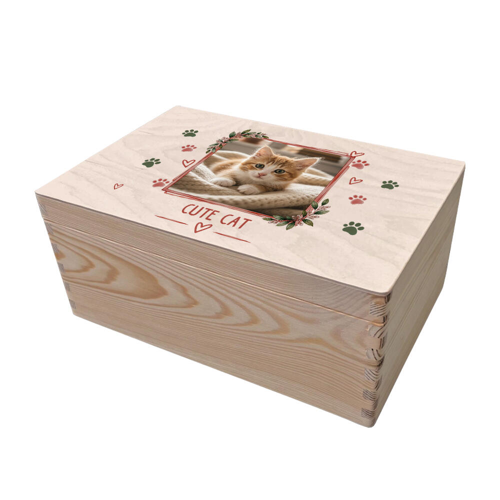 Personalisierte Aufbewahrungsbox für Hund oder Katze Personalisierte Aufbewahrungsbox für Hund oder Katze