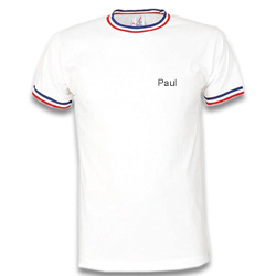 Flaggen Poloshirt bestickt