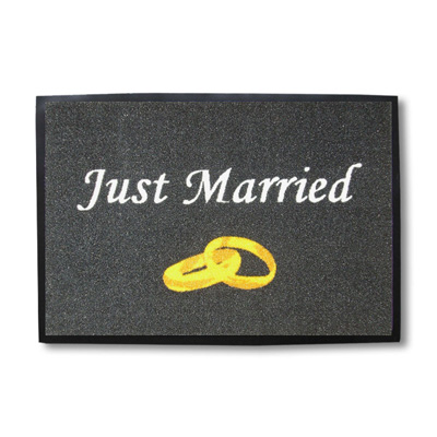Fu�matte Just Married