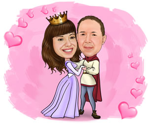 Prinz und Prinzessin