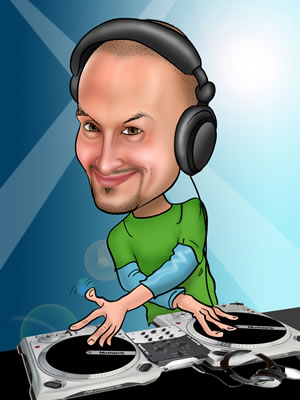 DJ mit Kopfh&ouml;rer