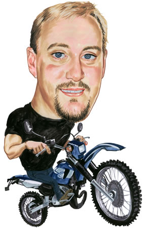 Biker mit Spirit
