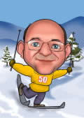Skifahrer