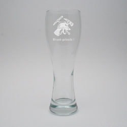 Weizenbierglas Leonardo mit Gravur
