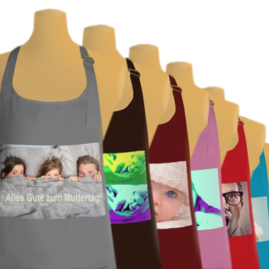 schürze mit eigenem foto