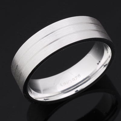 Ring Silber mit Gravur 8511