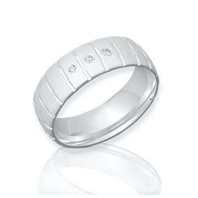 Ring Zirkonia mit Gravur 8526