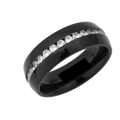 Ring Zirkonia Mit Gravur 9107