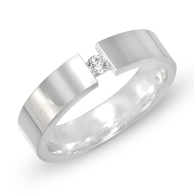 Ring Zirkonia Mit Gravur 8520