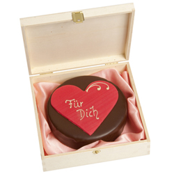 Sachertorte mit Botschaft