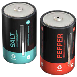 Salzstreuer und Pfefferstreuer Set